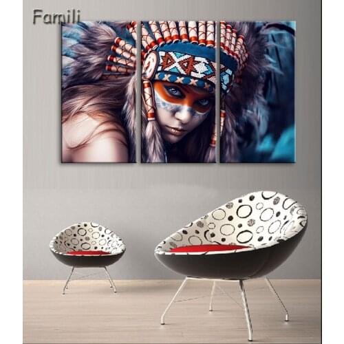 Chinese Decorative Masks HD Canvas Prints 3 Pieces Painting Wall Art Home Decor Panels For Living Room No Frame