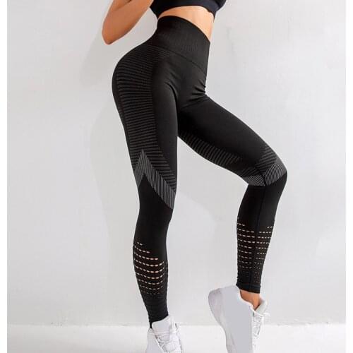 High Waist Seamless Leggings For Women Hollow out Gym legging Super Stretchy Fitness leggings Jogging Trousers 2021