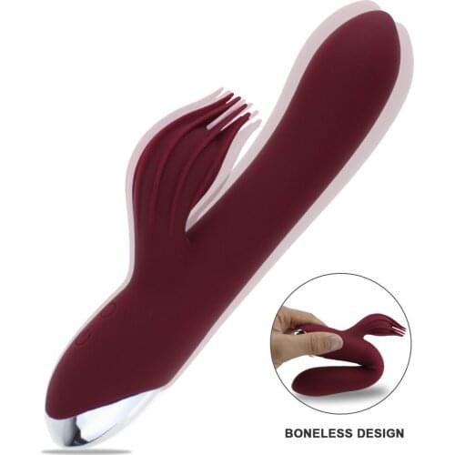 Powerful Vibration Clitoris Stimulator Female Masturbator Adult Sex Toys Upgraded G Spot Rabbit Dildo Vibrator for Women