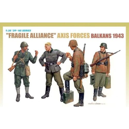 DRAGON 6563 1/35 "Fragile Alliance" Axis Forces Balkans 1943 - Scale model Kit