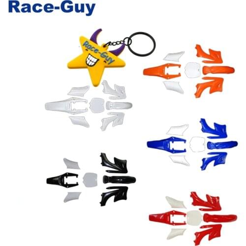 7 Pieces High Strength Plastic Fender Fairing Body Kits For Chinese 2 Stroke 47cc 49cc Apollo Orion Mini Dirt Bike