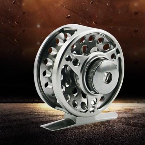 New Ice Fishing Reel 40 50 60mm Right/Left Handed Fishing Raft Wheel Ice Fly Winter Fishing Vessel Wheel Ultra-light