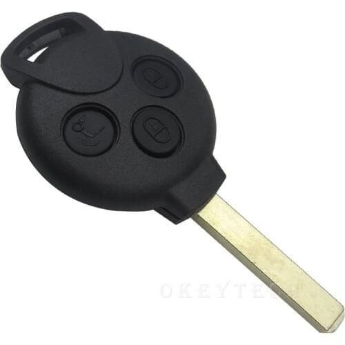 OkeyTech For Mercedes For Benz For two 450 Forfour 451 Roadstar For Two Passion Pulse 2003-2005 3 Buttons Replacement Key Shell