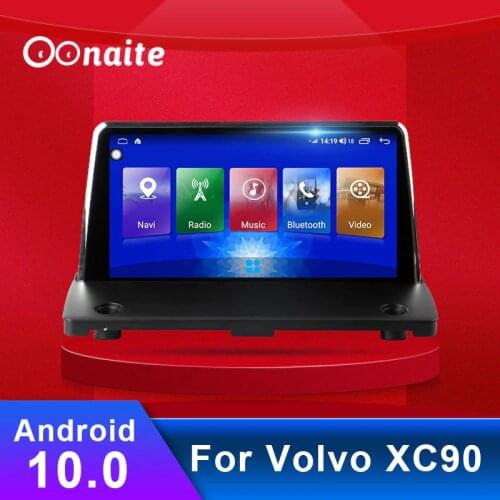 Oonaite 9.66 Inch Android USB car Bluetooth Radio DVD multimedia video player GPS navigation for Volvo XC90