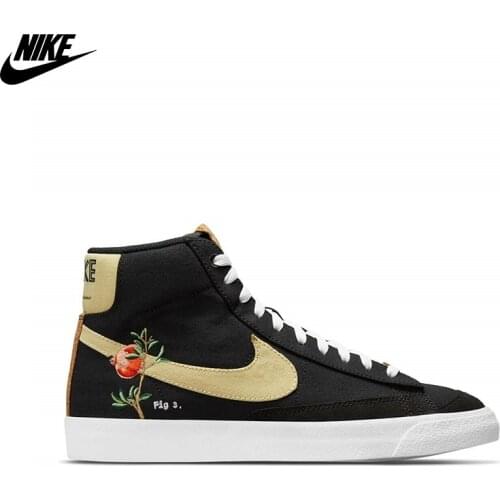 Original Nike Blazer Mid 77 Pomegranate Black White Men 'S Sports Shoes CI1166-001 Nike Sneaker