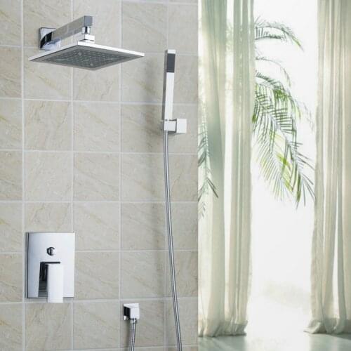 Luxury Modern Bathroom Shower chuveiro do banheiro Set Bath Rain Shower Head Set + Shower Arm + Hand Shower