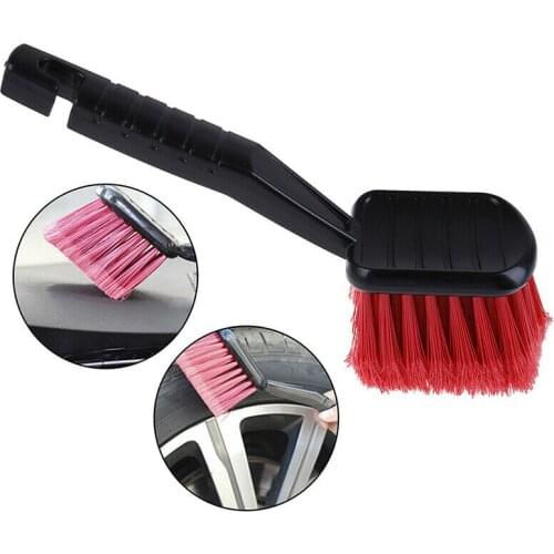 Car Wheel Brush Tire Cleaner Long Handle Auto Detailing Motorcycle Washing Cleaning Brush Tool For Car wheel Clean polishing