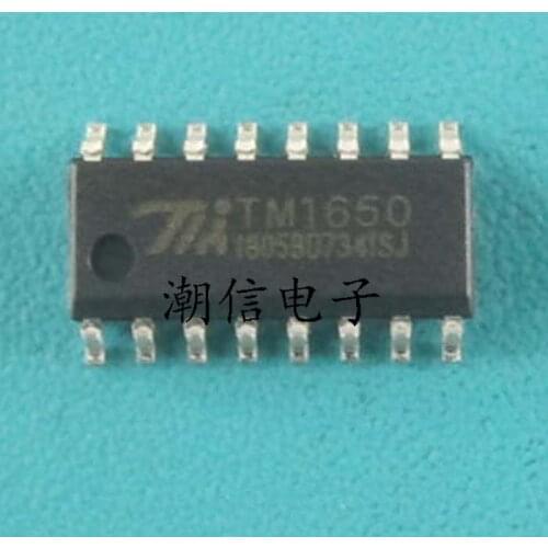10cps TM1650 SOP - 16 digital 8 * 4 drivers