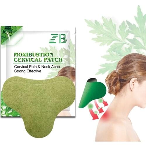 60PCS Pain Relief Patch Tickers Joint Aches Lumbar Rheumatoid Wormwood Moxibustion Plaster Treatment Back Pain Chinese Medical