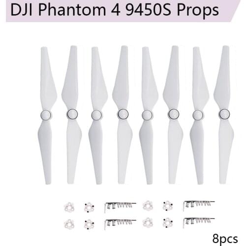 8pcs 9450S Propeller Blades for DJI Phantom 4 Pro Advanced 4A Camera 9450 Quick Release Props CW CCW Accessories