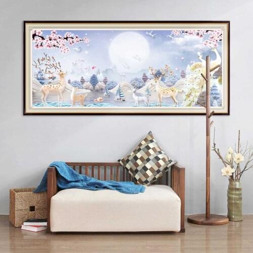 5D DIY Diamond Painting Animals Round Full Square Round Drill Diamond Embroidery Cross Stitch Landscape Flower Home Decoration