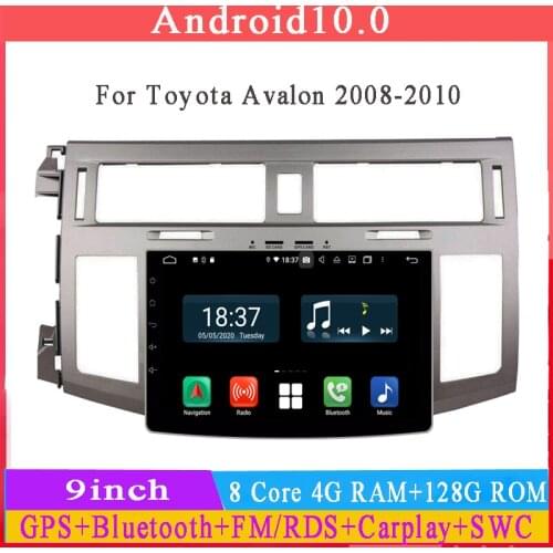 Android10 car radio for toyota Avalon 2008-2010 car multimedia gps navigation player DSP stereo audio headunit Carplay WiFi