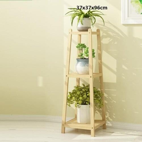 Wood Indoor Rak Bunga Pot Estanteria Huerto Urbano Madera Estante Para Plantas Dekoration Outdoor Flower Stand Rack Plant Shelf