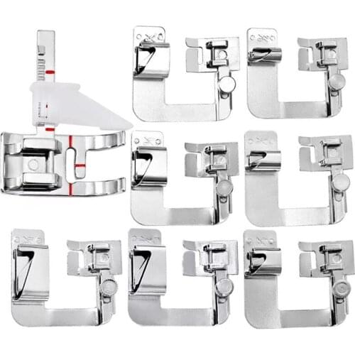 Imzay 8PCS Sewing Machine Foot Set (7Pcs Sewing Machine Foot + 1Pcs Adjustable Presser Foot) For Many Types Home Sewing Machine