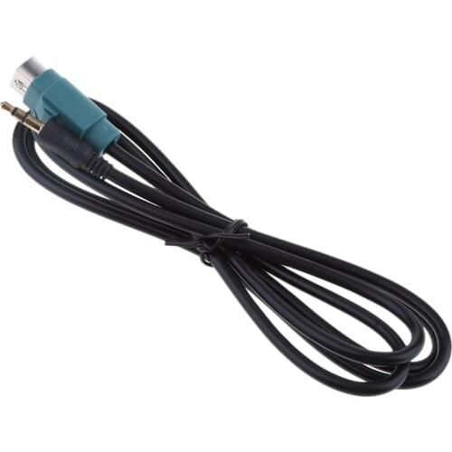 3.5mm Aux Input Cable For Alpine KEC-236B, Play Music With IPhone 4 5 6 IPod MP3 Player