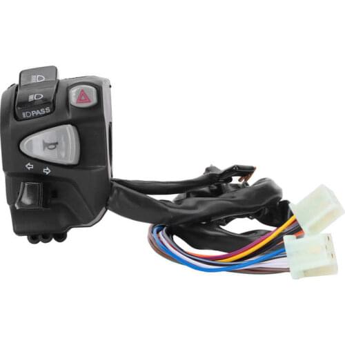 Handlebar Button 22mm Handlebar Switch Low/High Beam Control Button Replacement for Honda MSX SF 125 Handlebar Horn Switch