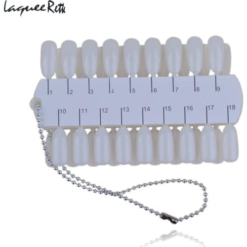 New False Nail Natural Color Nail Art Tips Sets Sticks Board Tools Practice Equipment Nail Display Stand Decoration