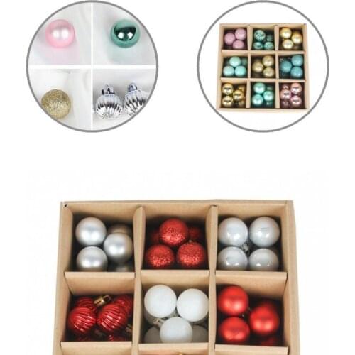 Multi-purpose Lightweight Christmas Ball Hanging Ornaments Decor for Bedroom