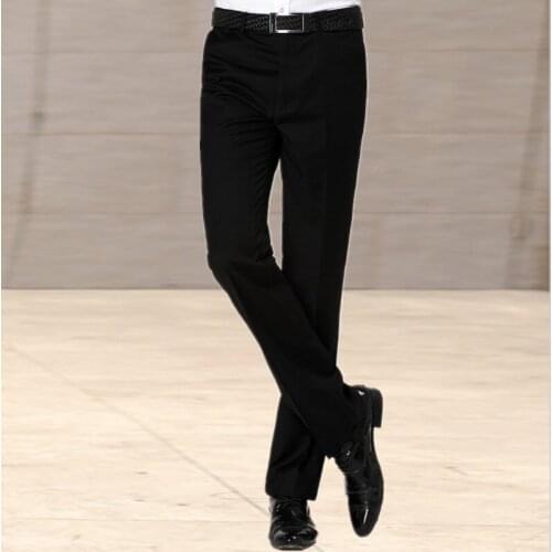 Men Black Suit Pants Size 28-38 Business Office Mens Trousers 2019 Autumn Men Dress Pant