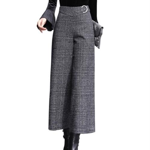 Noritree Women's Plaid Trousers