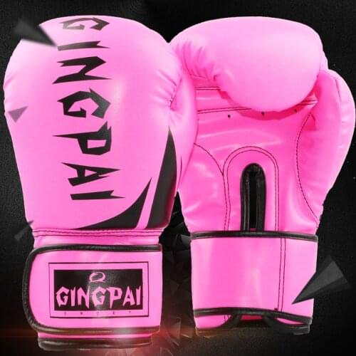 2016 Newest Pink MMA Boxing Gloves Men/Women Sandbag/Taekwondo/Muay Thai/Fight/Boxe De Luva Training Sports Guantes De Boxeo