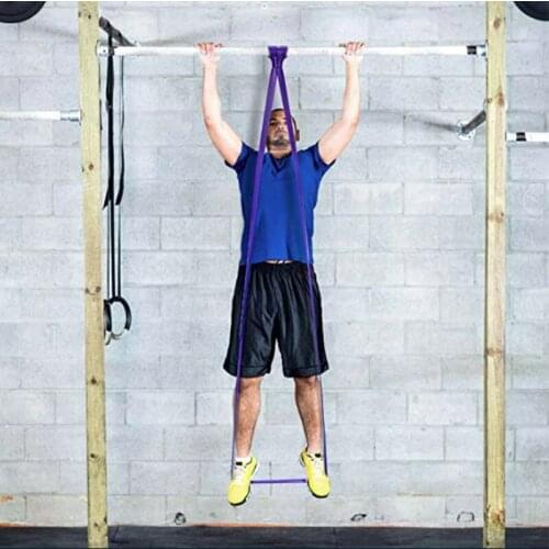 Pull Up Assist 4 Pack With The Different Resistance Level Powerlifting Stretch Bands For Indoor Fitness