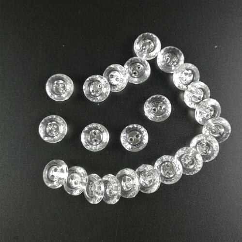 100pcs 11.5mm/13mm Rhinestone Resin Sewing Buttons Flatback Crystal Button Accessories for Sewing and Scrapbook Crafts