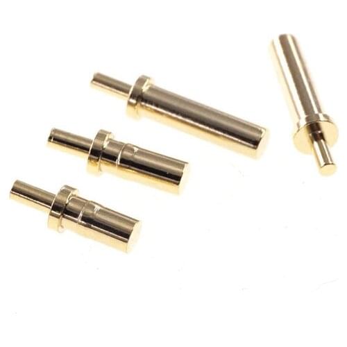 100pcs Pogo Pin Female Contact 3 3.5 4 4.5 5 5.5 6 mm Height Through Holes PCB Target Header Flange Mate Spring Load Pogo Pin