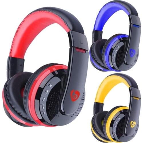 Noise Canceling Bluetooth Headphone Wireless Headset Stereo Bass Music Support Micro SD TF Card Radio Microphone Gaming Earphone