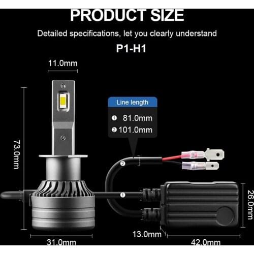 Lastest CSP TX3570 led chips with 6000K cool white light H1 H7 H8 H9 H11 HB3 9005 H10 HB4 9006 H4 9003 HB2 (P1)