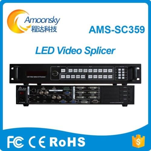 Led screen display video processor led splicing processor 6k sc359 support 10*10 splice for led screens