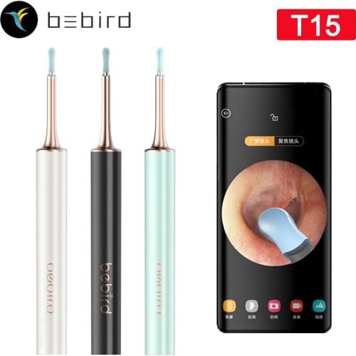 Bebird T15 Wireless Intelligent Visual Ear Stick Ear Picker 500W High Precision Endoscope Mini Camera Otoscope Ear Cleaner Tool
