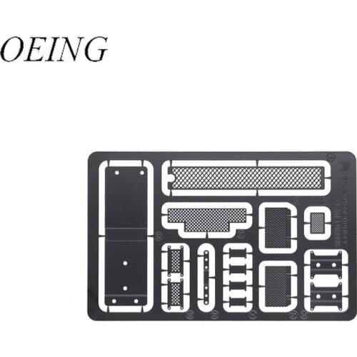 Orlandoo Hunter Stainless Steel Black Intake Net SA0083 for 1/32 Orlandoo Hunter M01 RC Military Truck Decorative Accessories