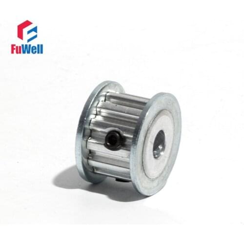 XL-12T Timing Pulley 8mm Inner Bore Transmission Pulley 16mm Width Aluminum Alloy XL Type 12Teeth Rubber Belt Pulley