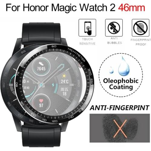 1PC 3D Curved Full Cover Screen Protector Not Glass Soft Ultra Thin HD Clear For Honor Magic watch 2 46mm Smart Watch Accessorie
