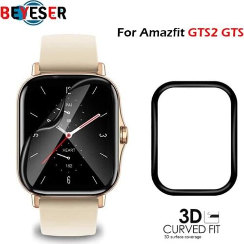 Protective Film for Amazfit GTS 2 Full Cover 3D Curved Composite Flexible Screen Protector for Xiaomi Amazfit GTS Smart Watch