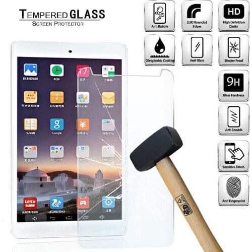 Tablet Tempered Glass Screen Protector Cover for Onda V719 7 Inch Tablet HD Eye Protection Anti-Fingerprint Tempered Film