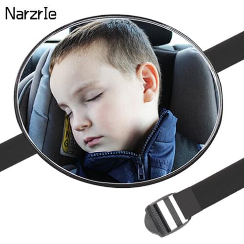 Car Safety View Back Seat Mirror Baby Car Mirror Children Facing Rear Ward Infant Care Square Safety Kids Monitor 17*17cm