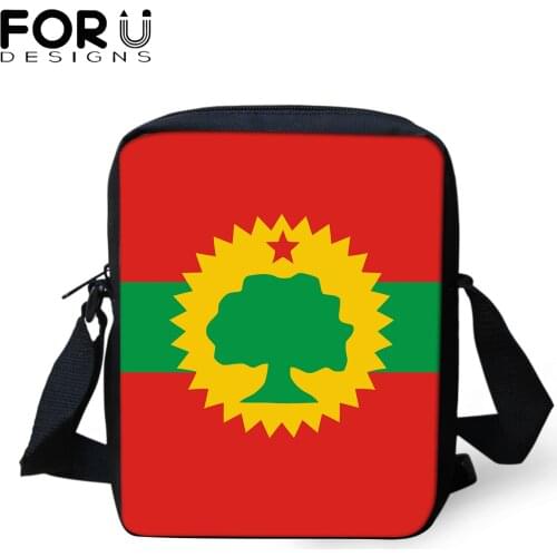 FORUDESIGNS Flag Of The Oromo Pattern Bags for Women 2020 Custom Small Flaps Female Shoulder Bags Casual Girls Messenger bags