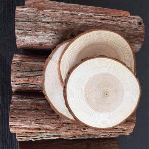 1pc Unfinished Wooden Pile Base Ornaments Stump original wood fir tree photography photo tool manual DIY decoration