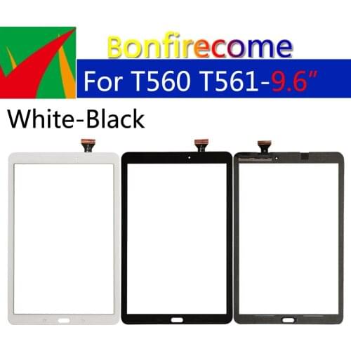 10Pcs\lot For Samsung Galaxy Tab E 9.6 SM-T560 SM-T561 T560 T561 Touch Screen Digitizer Panel Glass Lens Front Sensor