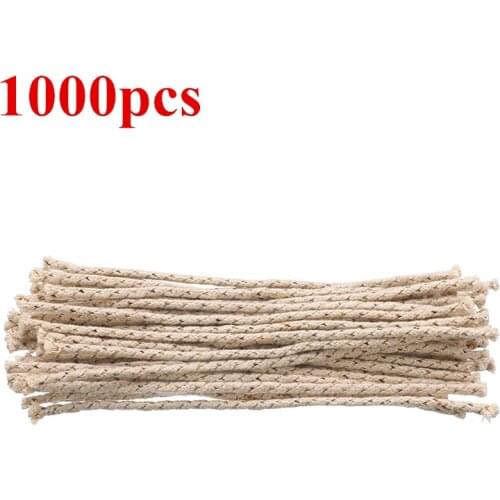 1000pcs Copper Wire Cotton Core Wicks Replacement For Kerosene Oil Grind Wheel Petrol Lighter DIY Repair Upgrade Accessory