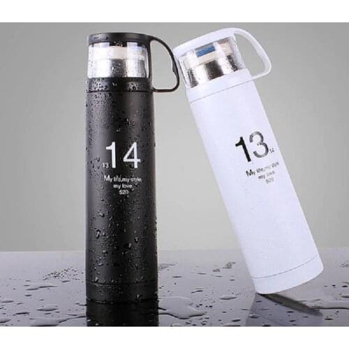 1314 Lovers Cup Stainless Steel Vacuum Flask Thermos Cup Portable Travel Mug