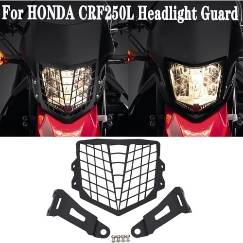 Motorcycle Accessories Suitable For HONDA CRF250L Headlight Guard CRF250M CRF 250 L CRF 250 M 2012-2017 CNC Headlight Grille
