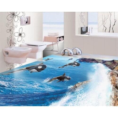 Beibehang Custom personalized fashion indoor ocean fantasy sea floor decorative painting papel de parede wallpaper papier peint