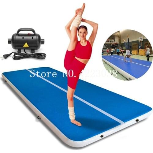 Free shipping free pump 3*2*0.2m inflatable air track inflatable tumble track gymnastics inflatable air mat for gym
