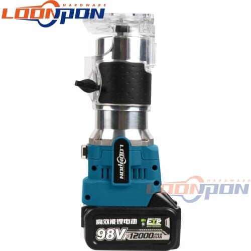 850w Cordless Electric Trimmer Woodworking 30000rpm Woodworking Tools Milling Cutter Slotting Trimming For Battery