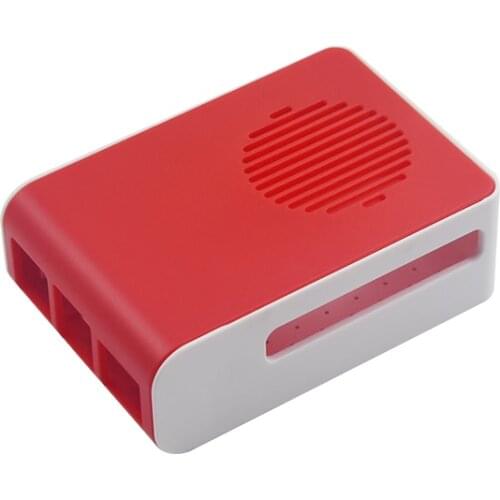 Raspberry Pi 4 Case ABS Case Box Enclosure Shell for Raspberry Pi 4 Model B Pi 4B Pi4 (Installable fan)