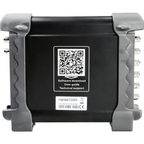 Hantek 1008A PC USB virtual Oscilloscope 8CH Automotive Diagnostic Auto Scope/DAQ Generator 2.4MSa/s 4K Depth USB 2.0 Interface