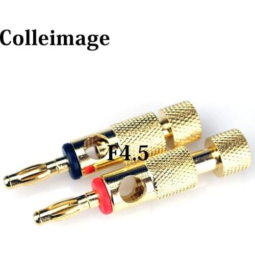 HiFi audio Banana head turn Y insert Gold plating plated Banana plug hole banana connector plug